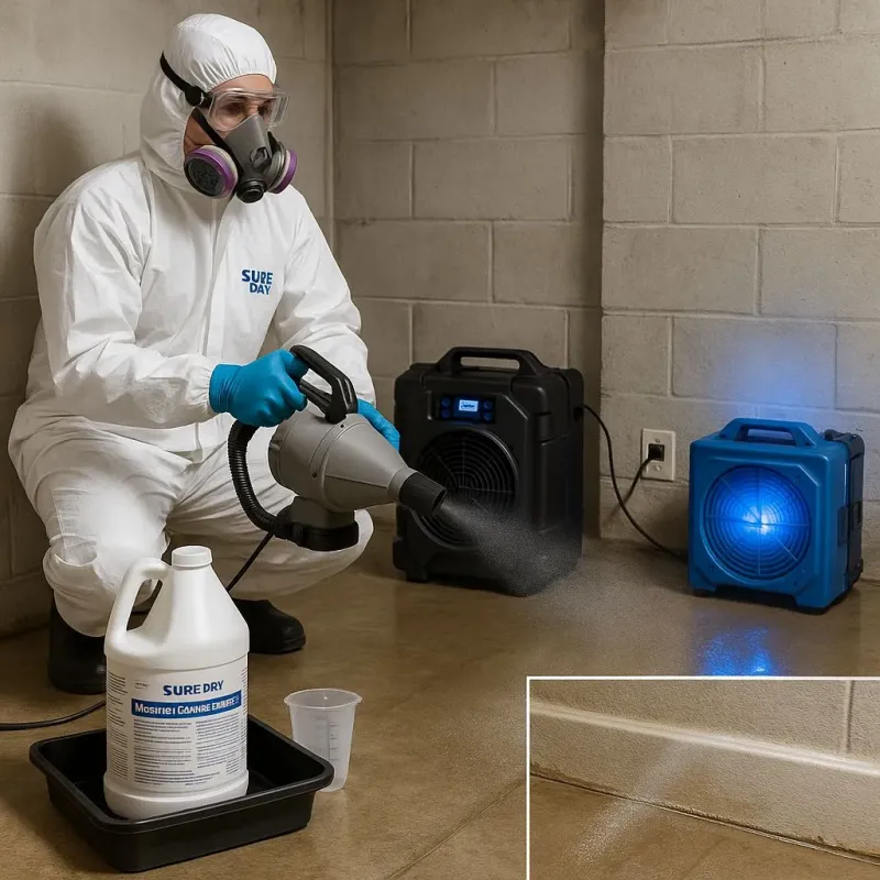 Sanitization and Odor Removal process in Nellis Air Force Base, NV